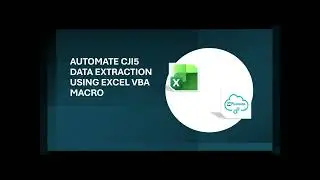 Automate CJI5 with Excel VBA & SAP GUI Scripting - Minimal Coding Required | SAP S/4HANA Part 1