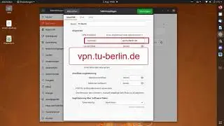 VPN-Einrichtung an der TU Berlin - Linux mit dem Cisco AnyConnect Client