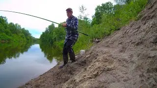 Рыбалка  после дождя 13 юиня 2021. Ловля плотвы.