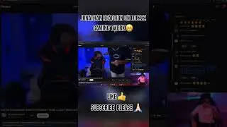 Jonathan crazy react on Lolzzz gaming twerk live stream 🔥 #jonathangaming  #gaming You the
