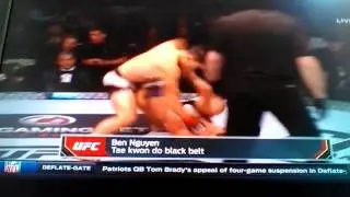 Ben Nguyen before getting ass kicked today 7/13/16