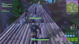 MILE LONG BRIDGE OF DEATH - Fortnite Battle Royale - Squad PUGS with smilewhile