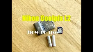 2000s Compact digital camera Nikon Coolpix L2 How to use