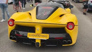 Giallo Modena Ferrari LaFerrari Start Up and Sound