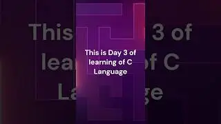 C Tutorials Day 3 