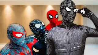 TEAM SPIDER-MAN vs BAD GUY TEAM || The Strong of NEW BAD-HERO ( Live Action )