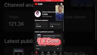 My 1K Subscribers Completed on YouTube | Celebrating 1000 Subscribers | Fast 1k Subscribers