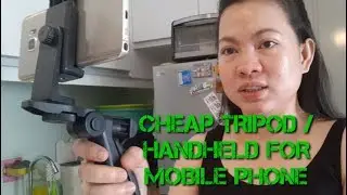 AFFORDABLE UNIVERSAL PHONE TRIPOD HANDHELD| UNBOXING & REVIEW