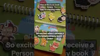Toddler busy book, Quiet book, Toddler activity, Learning binder, 2 years old, 3 year old #busybook