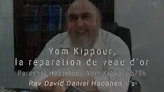 Yom Kippour, la réparation du veau d'or