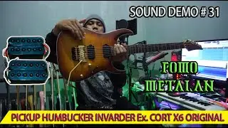 REVIEW SOUND PICKUP HUMBUCKER INVANDER EX. CORT X6 ORIGINAL | SOUND DEMO #31