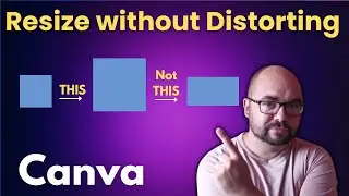 How to resize an image without distorting it in CANVA