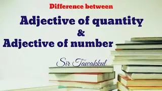 Difference b/w adjective of quantity and number | Parts of speech | English Grammar | Easy Teacher |