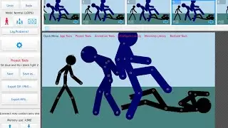 Fight style animation short and practice pack