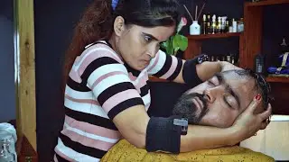 Burning Oil Brilliant Head Massage With Cosmic Energy Healing💈Ultra Stress Relaxing Therapy 💈ASMR