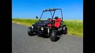Dětská benzínová Buggy SPIDER ATV 125ccm 3GR - černá
