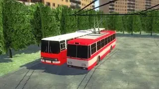 Micro trolleybus simulator | Ikarus 280T, line 1030