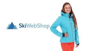 CMP, Softshell jacket zip hood, softshell ski jacket, women, curacao blue