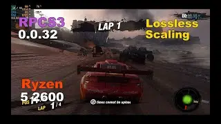 RPCS3 0.0.32 ( PS3 Emulator With Lossless Scaling ) MotorStorm Apocalypse - Gameplay