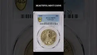 $50 GOLD COIN PERFECT MS 70!!! MINTED 1995 SOLD FOR $4K+ NOV 2024! ON GREAT COLLECTIONS!