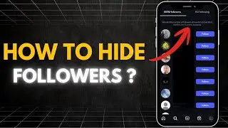 How To Hide Instagram Followers And Following List