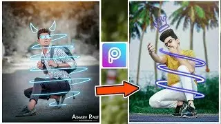 INSTAGRAM VIRAL NEON GLOWING EFFECT IN PICSART🔥/PICSART TUTORIAL /MAGICAL EFFECTS