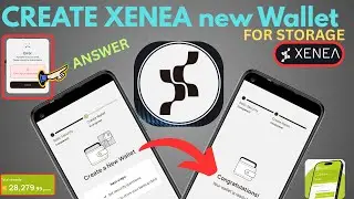 XENEA mining create a new wallet || xenea create wallet processing problem || Xenea error solution