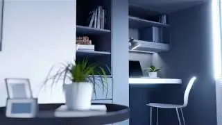 Working Room Design in Blender 3D