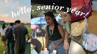 College diaries | Senior Year! 🥹 (August snippets) 🧠📹