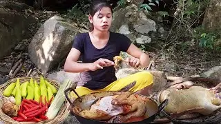 Cooking Curry Duck with wild recipe for yummy - Duck Cooking Recipe you may like 