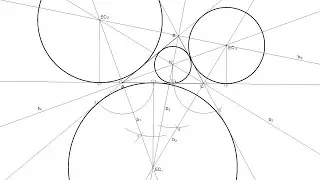 How to Draw the Excircles and the Incircle of any given Triangle - Excenters & Incenter
