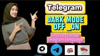 how to dark mode off/ on telegram