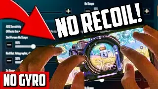 How to get NO RECOIL without GYRO in PUBG Mobile!! | NO HACKS