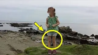 The father took a photo of his daughter, when he looked at the photo he almost fainted