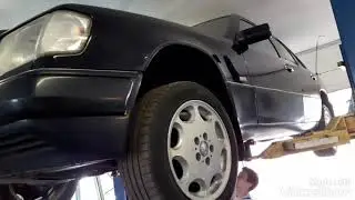 Мерседес W124 удаление катализатора