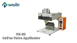 Factory Supply Hot Press Sealing Semi-Automatic Coffee Valve Applicator.