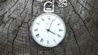 Vintage RAKETA SHIP 19 Jewels Soviet USSR Russian Mechanical Pocket Watch.