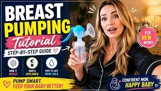 [4K] How to Use a Manual Breast Pump Correctly | Complete Breast Pumping Guide for First-Time Mom 🤍