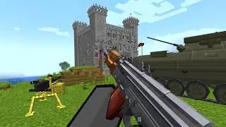Raid on the Pillager Castle[Minecraft Warfare]