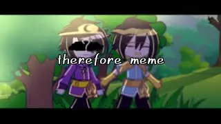 【Undertale AU】｜therefore meme｜Nightmare!Sans/Dream!Sans
