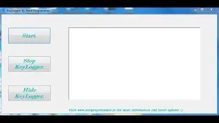 Make your own keylogger in visual basic using visual studio.