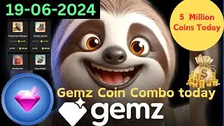 Gemz coin today daily combo cards /19 june gemz combo cards / Gemz daily combo cards