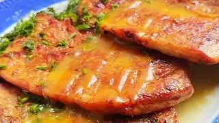 Шницель из свинины на сковороде