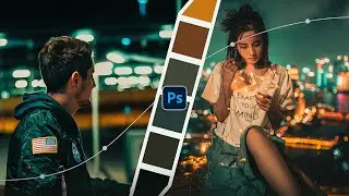 Photoshop Tutorial: CINEMATIC NIGHT COLOR GRADING for Stunning Photos