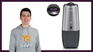 360 Conference Camera // Coolpo 4K AI Powered Video Conference Camera