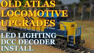 DCC Conversion - Decoder Install in Old Atlas Locomotive. ACHB 1-28