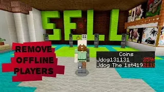 How To Remove Offline Players From Your Scoreboard. Bedrock, Minecraft, Command Blocks.
