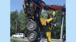Они вернулись!!! Трансформеры! Оптимус Прайм и Бамблби! Transformers.Optimus prime and Bumblebee.