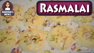 EASY RASMALAI RECIPE BY MARYAM'S MENU