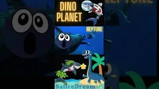 🦖 NEPTUNE IN DANGER #space  #planets  #dinosaur